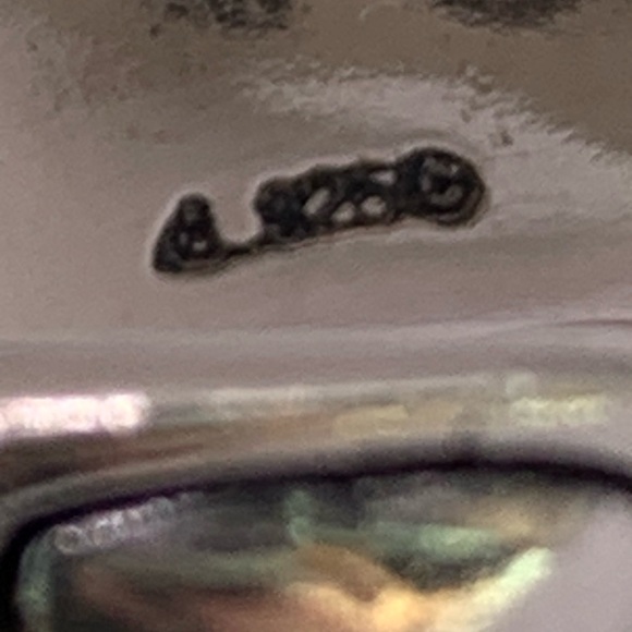 Carolyn Pollack Silver and Blue Ring - Picture 5 of 9